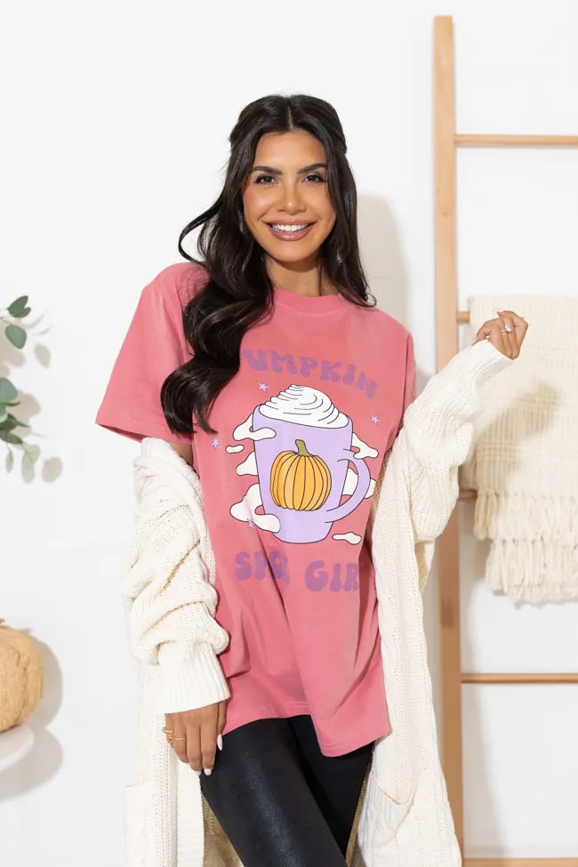 Pumpkin Spice Girl Brick Oversized Graphic Tee sold by Pink Lily product image thumbnail 2