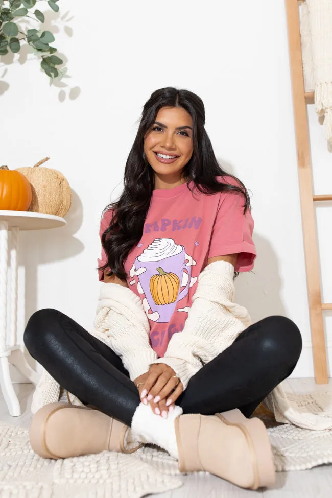 Pumpkin Spice Girl Brick Oversized Graphic Tee sold by Pink Lily product image thumbnail 4