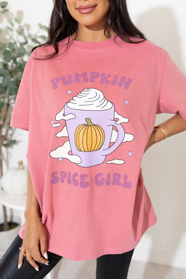 Pumpkin Spice Girl Brick Oversized Graphic Tee sold by Pink Lily product image thumbnail 3