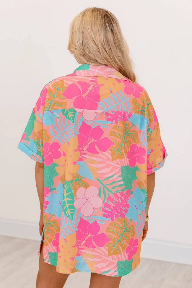 Kabana Krew Bold Tropical Button Up Shirt FINAL SALE sold by Pink Lily product image thumbnail 4