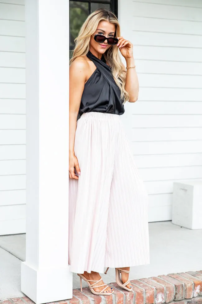 It's No Wonder Champagne Plisse Pants FINAL SALE sold by Pink Lily product image thumbnail 5