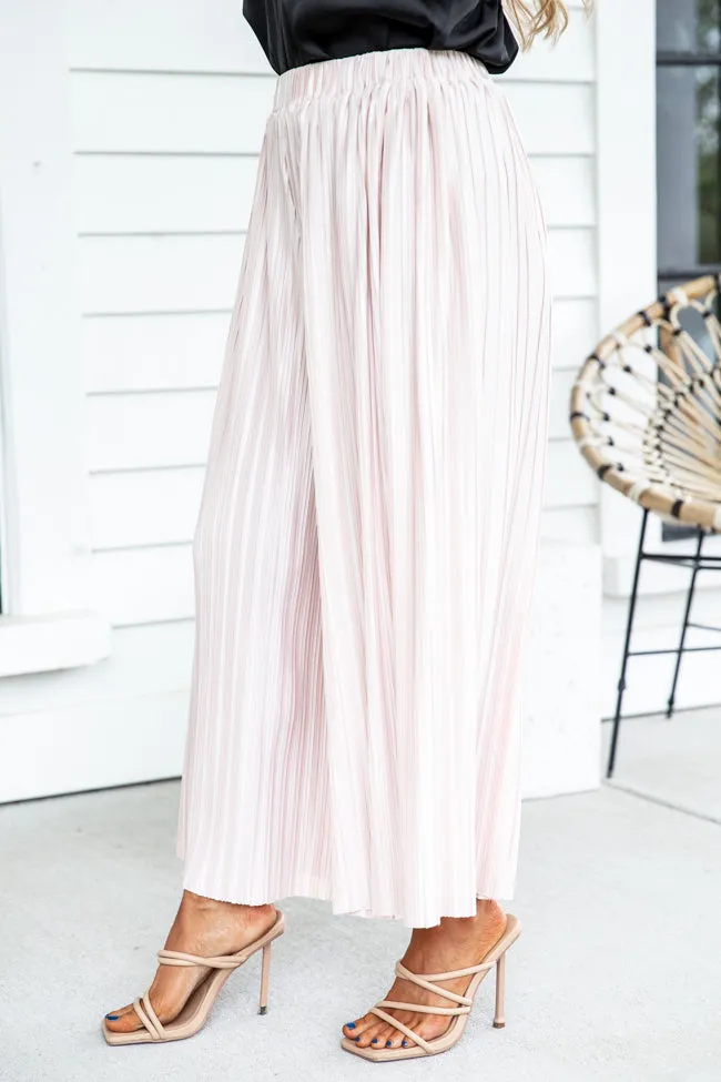 It's No Wonder Champagne Plisse Pants FINAL SALE sold by Pink Lily product image thumbnail 3