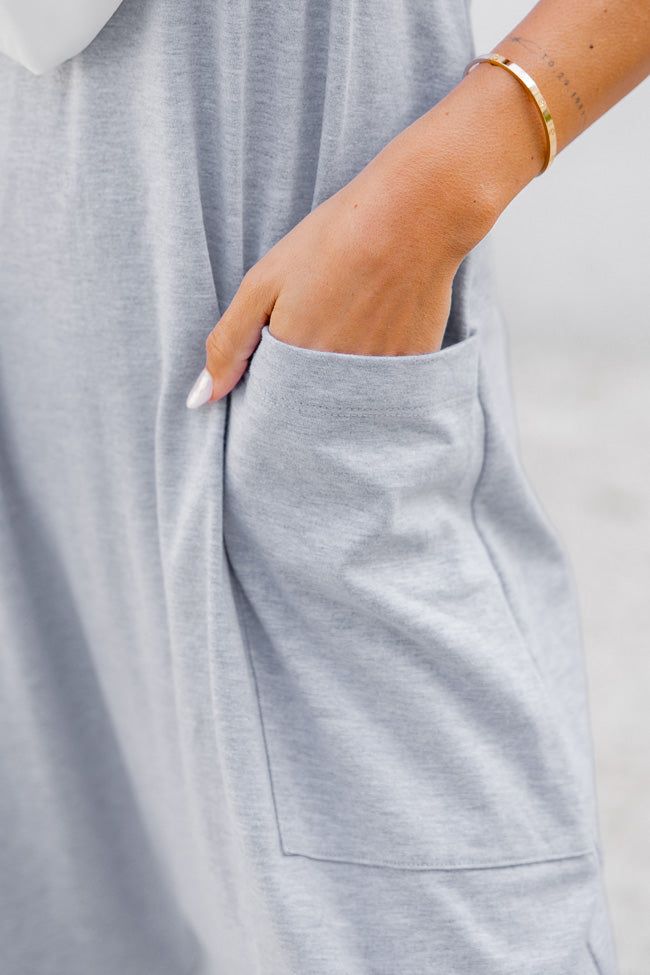 Day In The Life Heather Grey Jumpsuit sold by Pink Lily product image thumbnail 5