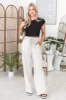 Keep On Dreaming Beige Linen Blend Cargo Pants sold by Pink Lily