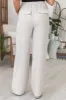 Keep On Dreaming Beige Linen Blend Cargo Pants sold by Pink Lily