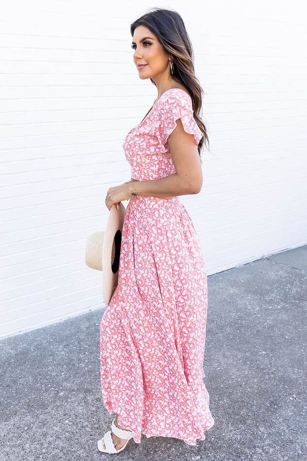 Wander The Town Pink Floral Maxi Skirt FINAL SALE sold by Pink Lily product image thumbnail 5