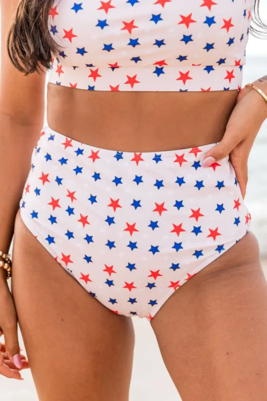 Wish Upon A Star High Waisted Bikini Bottoms FINAL SALE sold by Pink Lily