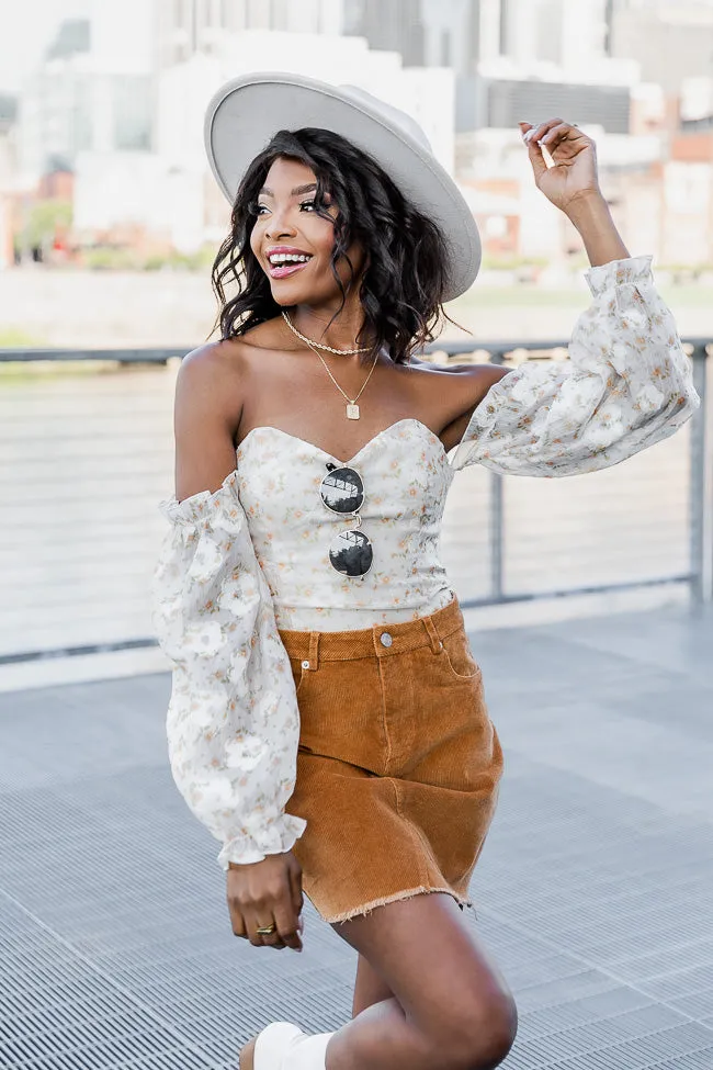 Why Not Me Brown Corduroy Mini Skirt FINAL SALE sold by Pink Lily product image thumbnail 2