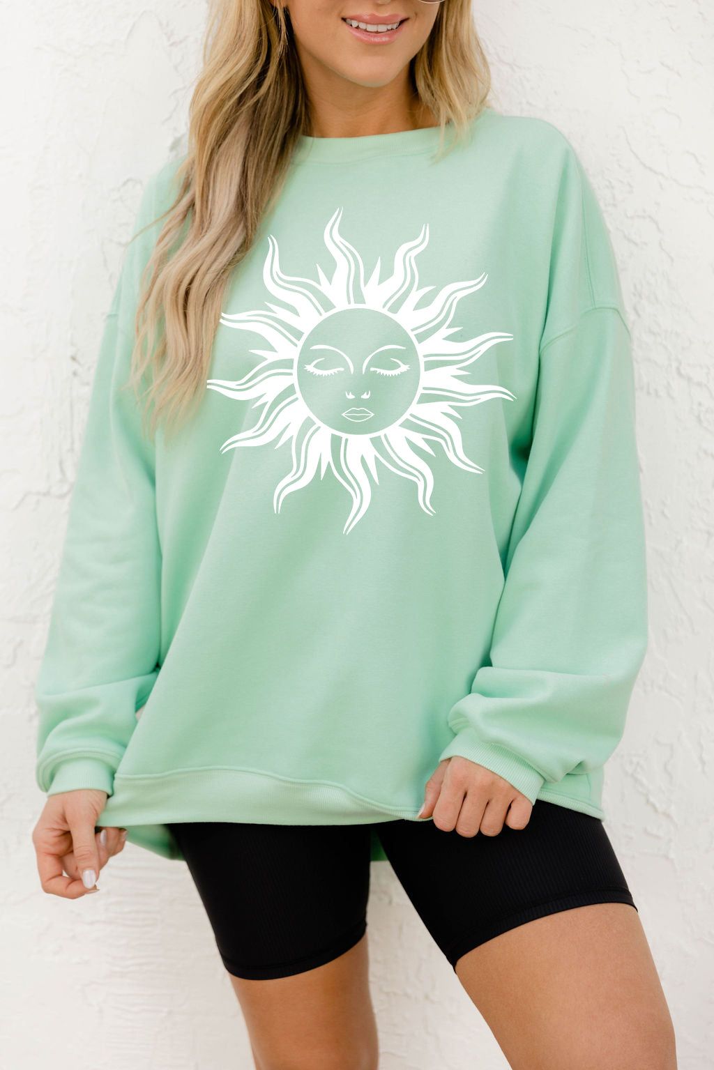 Sun Lime Oversized Sweatshirt sold by Pink Lily product image thumbnail 2