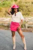 Cowgirls Beach Club Ivory Oversized Graphic Tee sold by Pink Lily