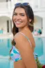Diamond Girl In Turquoise Waters Bikini Top FINAL SALE sold by Pink Lily