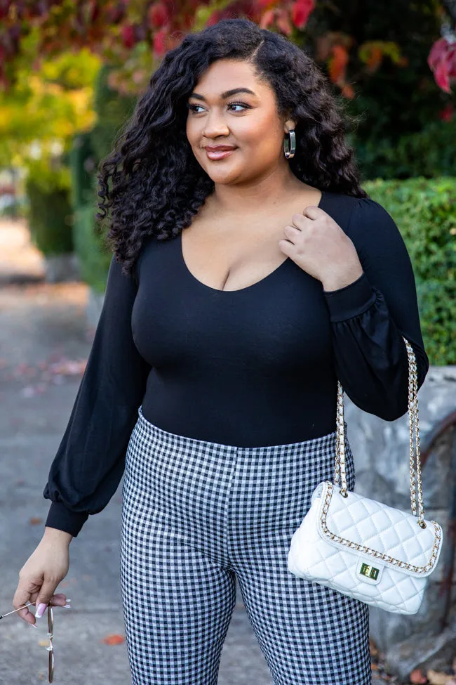 Nothing But The Best Black Bodysuit sold by Pink Lily product image thumbnail 3