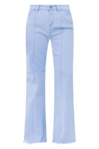 Avril Light Wash High Waisted Vertical Seam Wide Leg Jeans FINAL SALE sold by Pink Lily