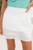 Lifetime Chance Ivory Smocked Waist Eyelet Skort FINAL SALE sold by Pink Lily