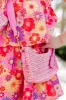 Boardwalk Bay Mini Woven Pink Crossbody FINAL SALE sold by Pink Lily
