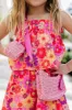 Boardwalk Bay Mini Woven Pink Crossbody FINAL SALE sold by Pink Lily