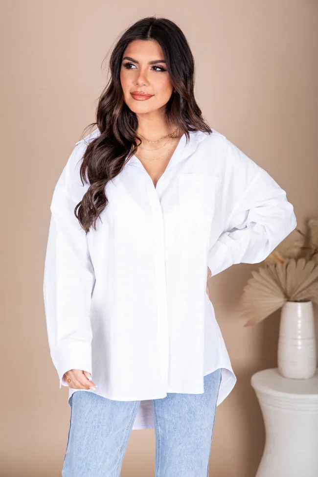 Now And Then Ivory Button Front Blouse FINAL SALE sold by Pink Lily product image thumbnail 3