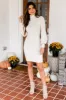 Excited For This Cream Turtleneck Sweater Dress FINAL SALE sold by Pink Lily