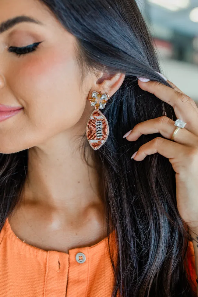 Beaded Football Earrings SALE sold by Pink Lily product image thumbnail 2