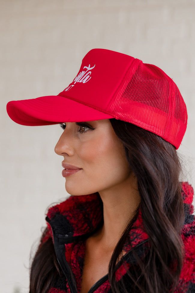 Santa Hat Red Trucker Hat sold by Pink Lily product image thumbnail 2
