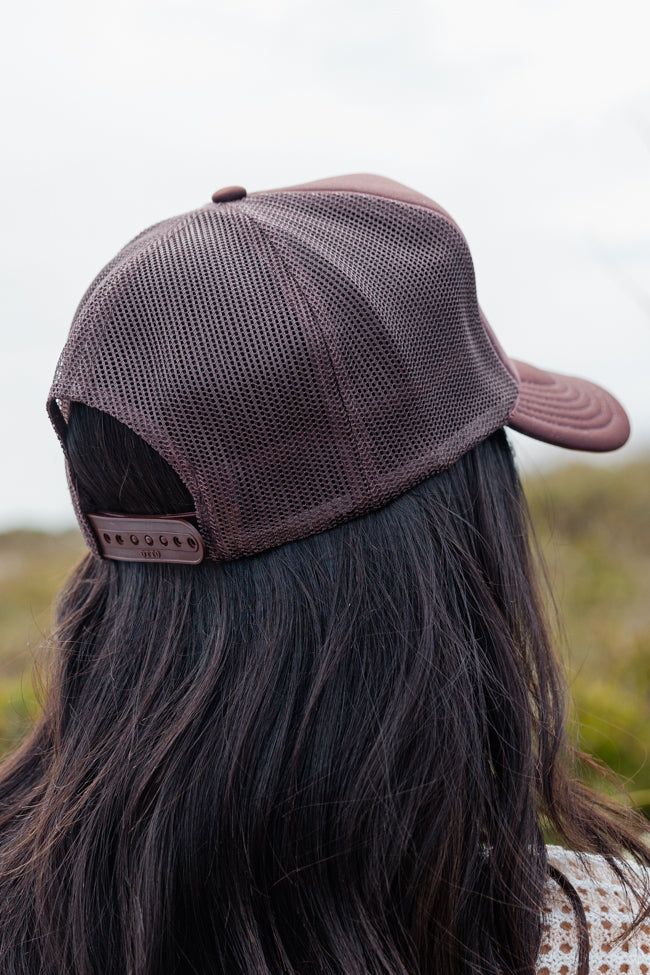 Tanned and Tipsy Brown Trucker Hat sold by Pink Lily product image thumbnail 3