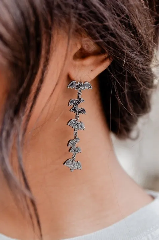 Bat Dangle Earrings sold by Pink Lily
