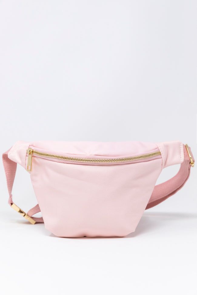 On The Go Blush Belt Bag sold by Pink Lily