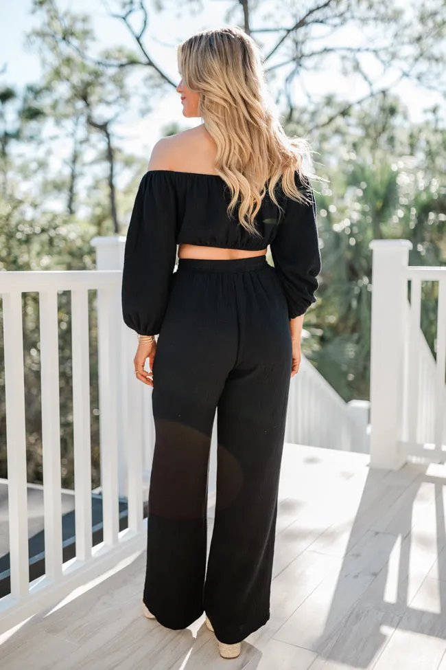 Salt In The Air Black Two Piece Set SALE sold by Pink Lily product image thumbnail 4