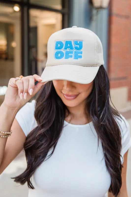 Day Off Tan Trucker Hat DOORBUSTER sold by Pink Lily