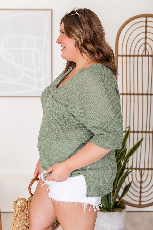 Know She's Wonderful Sage Blouse FINAL SALE sold by Pink Lily product image thumbnail 15