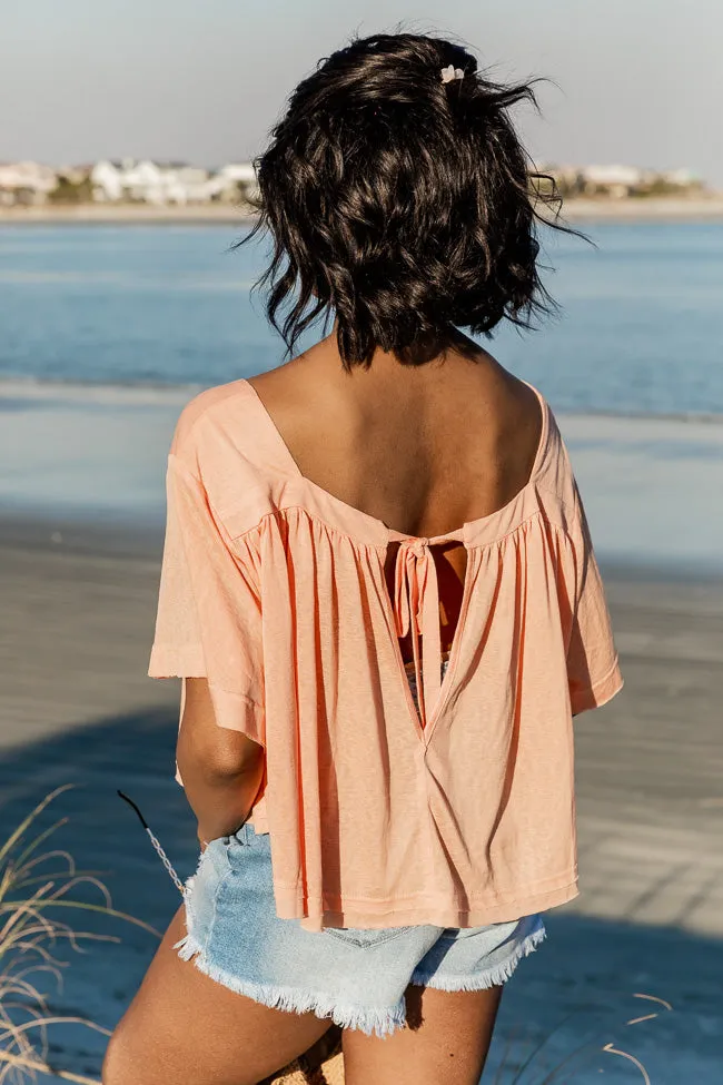 In Your Favor Orange Knit Tee FINAL SALE sold by Pink Lily product image thumbnail 4