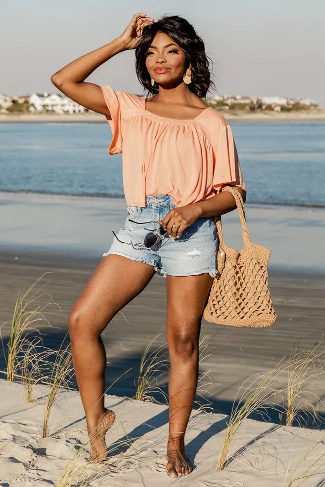 In Your Favor Orange Knit Tee FINAL SALE sold by Pink Lily product image thumbnail 2