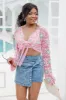With A Twist Medium Acid Wash Denim Skort FINAL SALE sold by Pink Lily