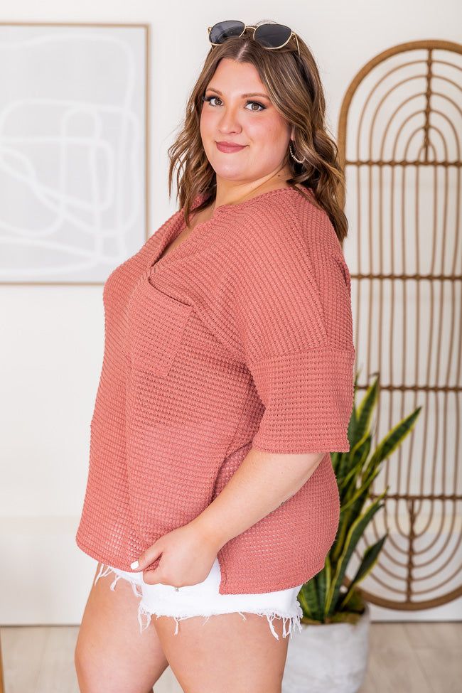 Know She's Wonderful Mauve Blouse FINAL SALE sold by Pink Lily product image thumbnail 15