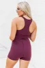 She's A Go Getter Maroon Active Onesie FINAL SALE sold by Pink Lily