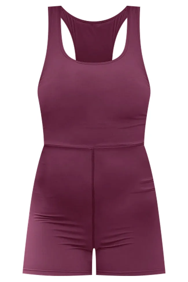 She's A Go Getter Maroon Active Onesie FINAL SALE sold by Pink Lily product image thumbnail 5