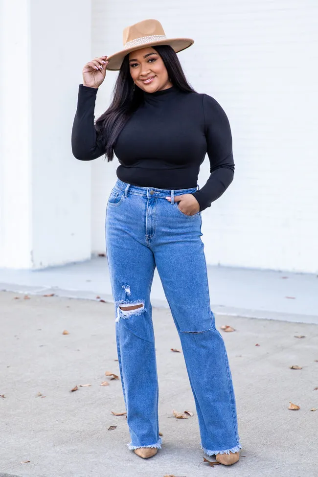 Hit Or Miss Black Mock Neck Bodysuit sold by Pink Lily product image thumbnail 5