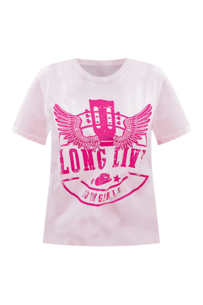 Long Live Cowgirls Pink Graphic Tee FINAL SALE sold by Pink Lily product image thumbnail 4