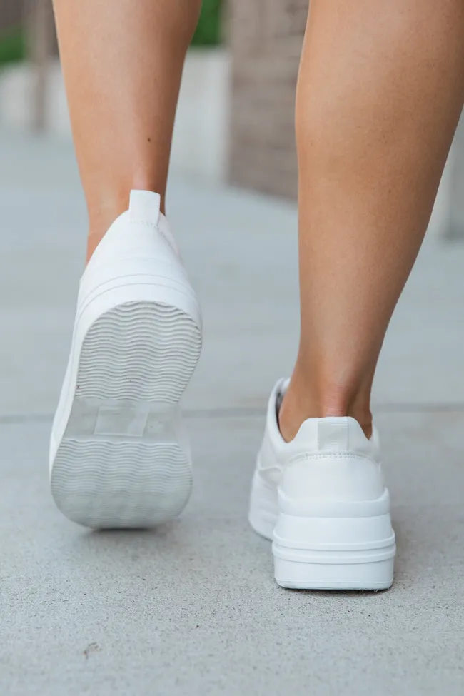 Cecilia Platform White Sneaker sold by Pink Lily product image thumbnail 4