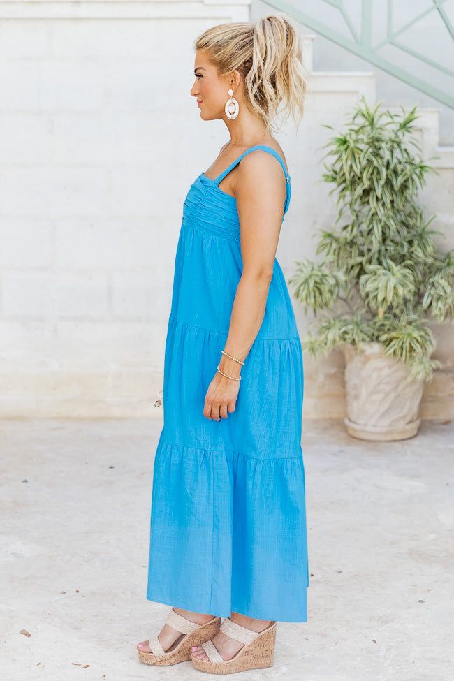Want You By My Side Bright Cobalt Blue Dress FINAL SALE sold by Pink Lily product image thumbnail 3