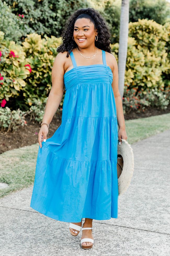 Want You By My Side Bright Cobalt Blue Dress FINAL SALE sold by Pink Lily product image thumbnail 5