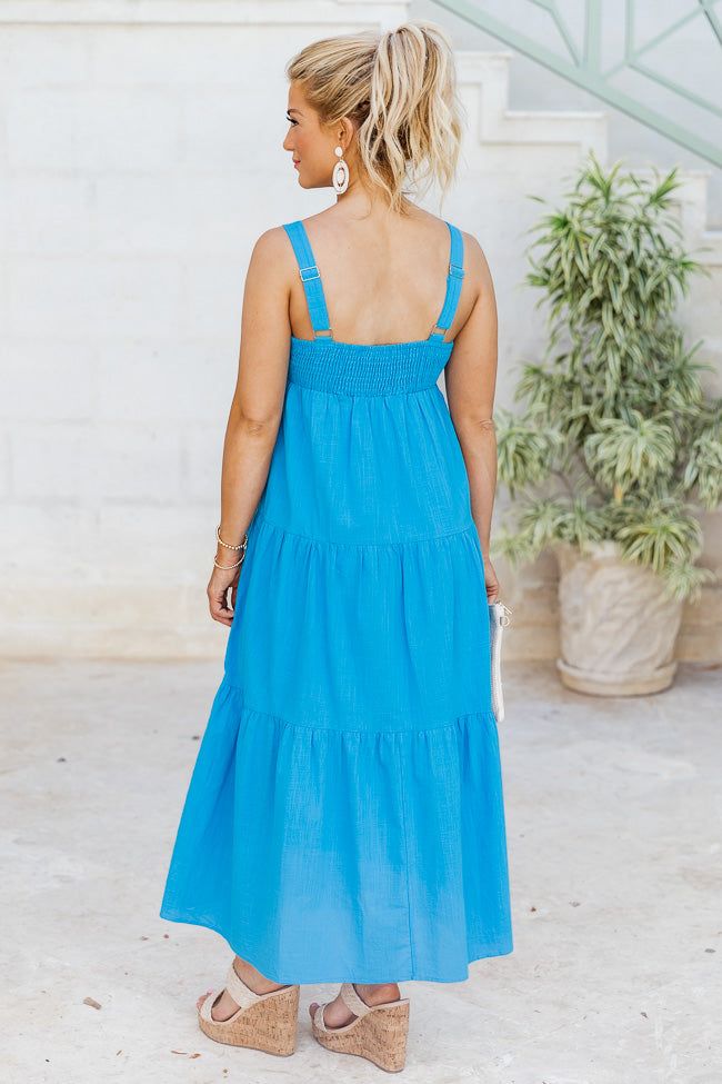 Want You By My Side Bright Cobalt Blue Dress FINAL SALE sold by Pink Lily product image thumbnail 4
