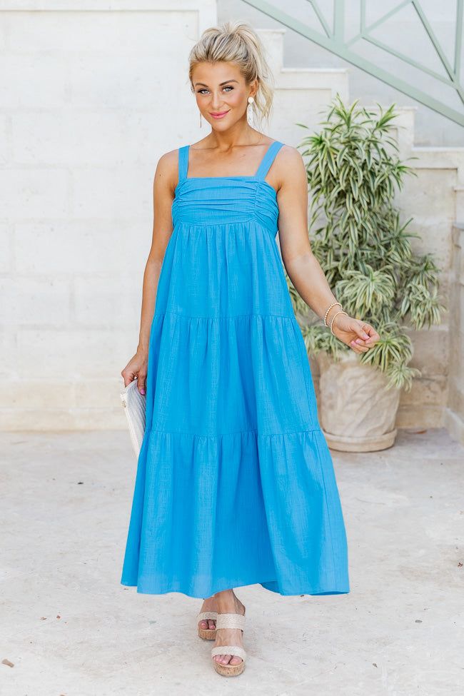 Want You By My Side Bright Cobalt Blue Dress FINAL SALE sold by Pink Lily