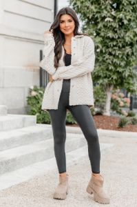 Just Warming Up Beige Quilted Shacket FINAL SALE sold by Pink Lily
