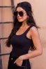 Back To The Basics Black Ribbed Square Neck Tank Bodysuit FINAL SALE sold by Pink Lily