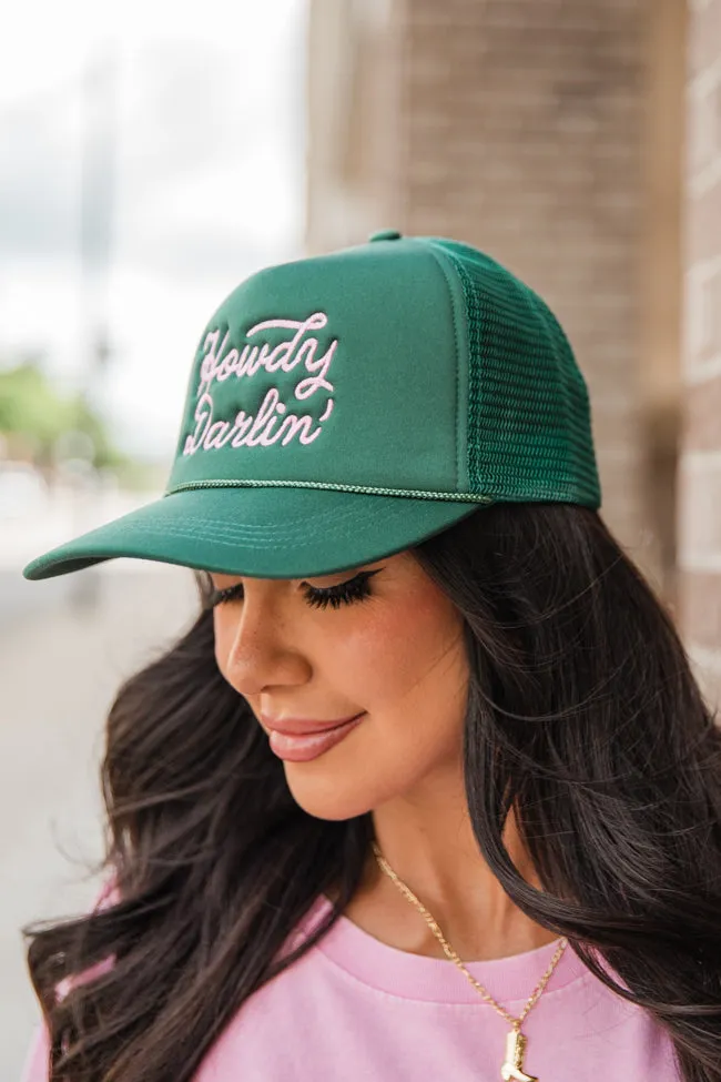 Howdy Darlin' Olive Trucker Hat sold by Pink Lily product image thumbnail 4
