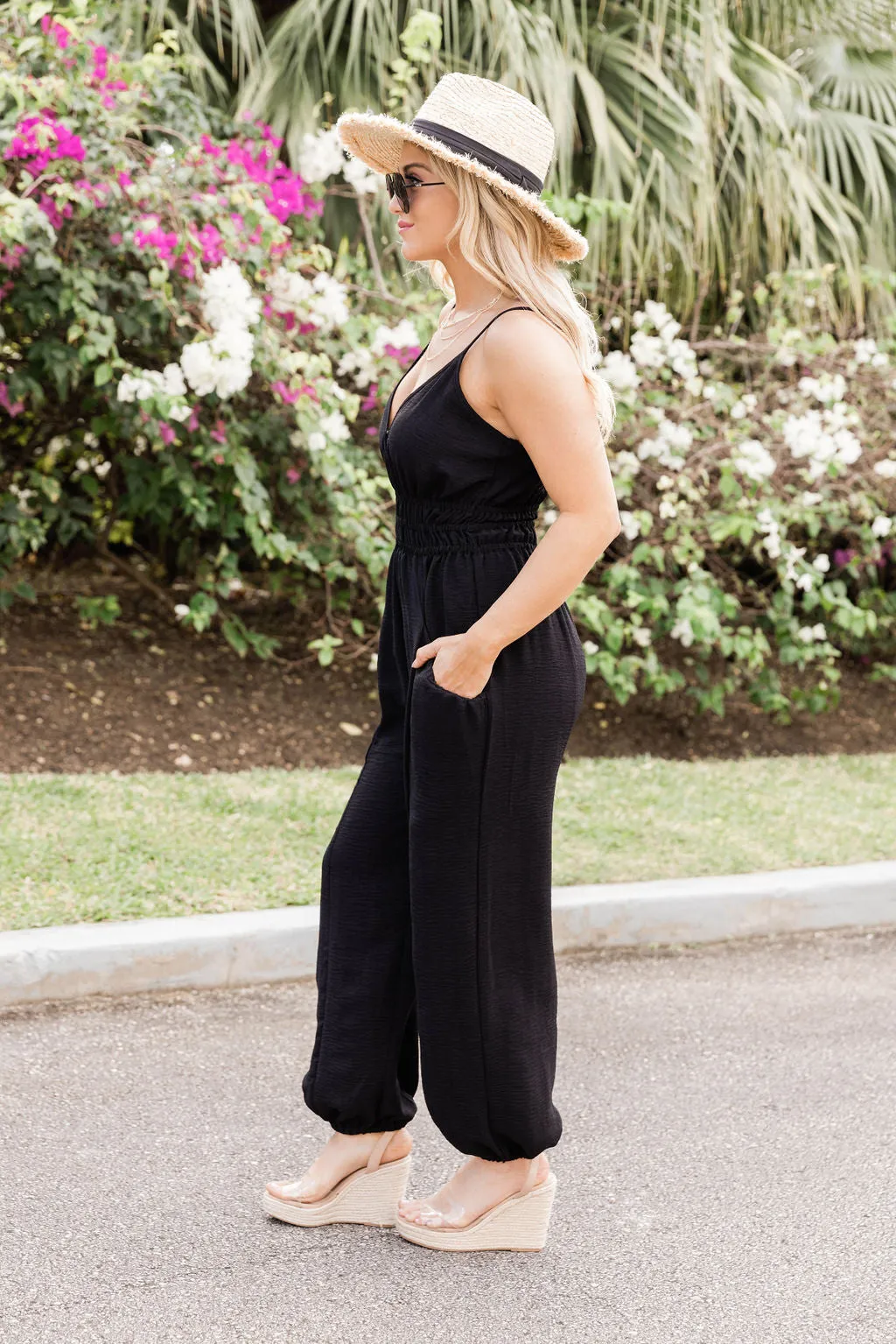 Raise Your Standards Black Jumpsuit FINAL SALE sold by Pink Lily product image thumbnail 4