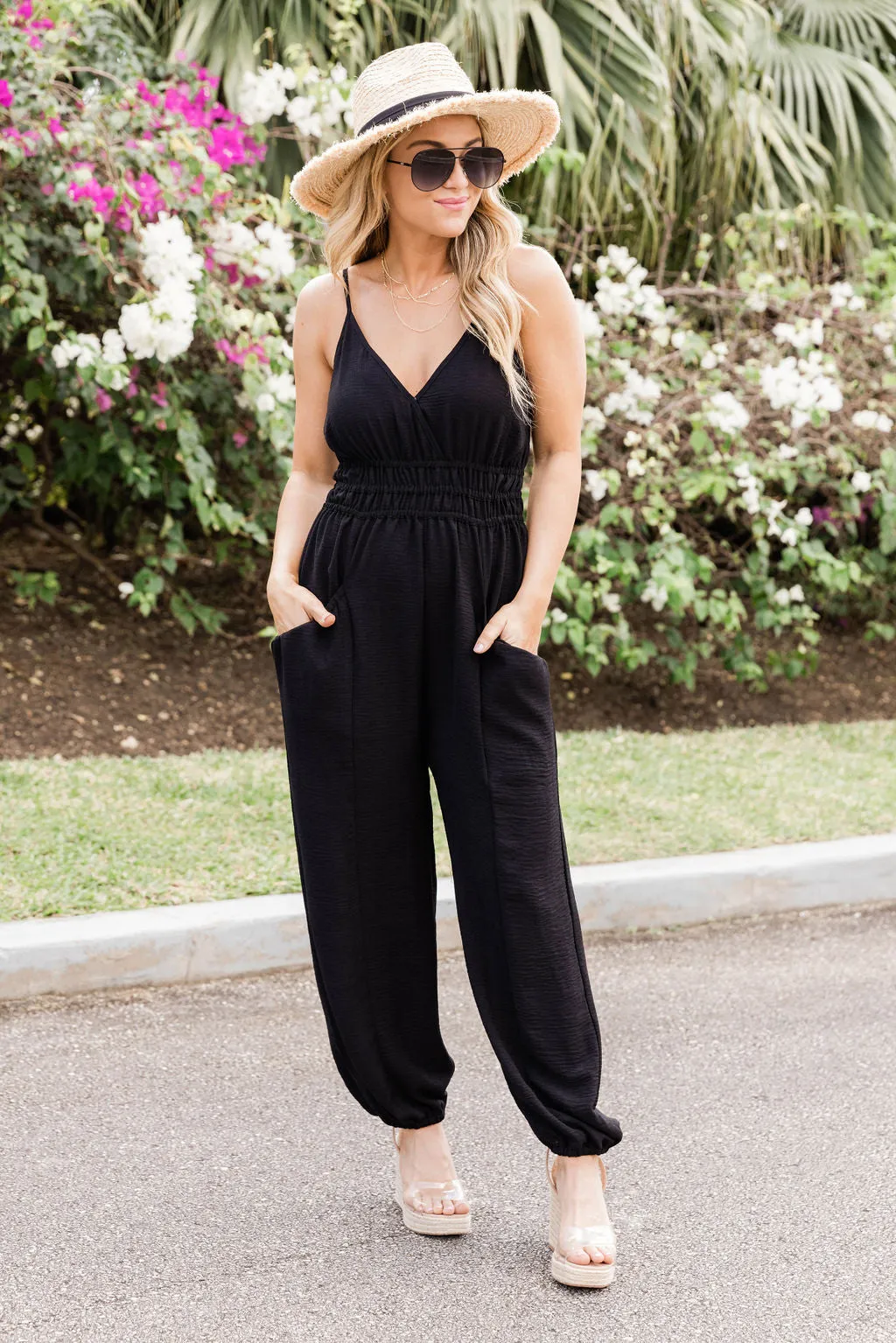 Raise Your Standards Black Jumpsuit FINAL SALE sold by Pink Lily