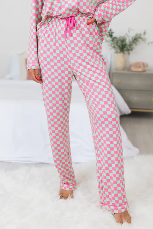 Under The Stars In Watermelon Crawl Bamboo Pajama Pants sold by Pink Lily