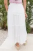Day By Day Ivory Midi Skirt SALE sold by Pink Lily